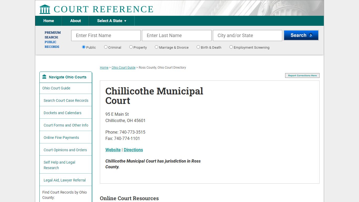 Chillicothe Municipal Court